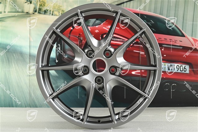 20" Felga, Carrera S III, platynowy-satynowy mat (Platinum-Seidenmatt), 8J x 20 ET57