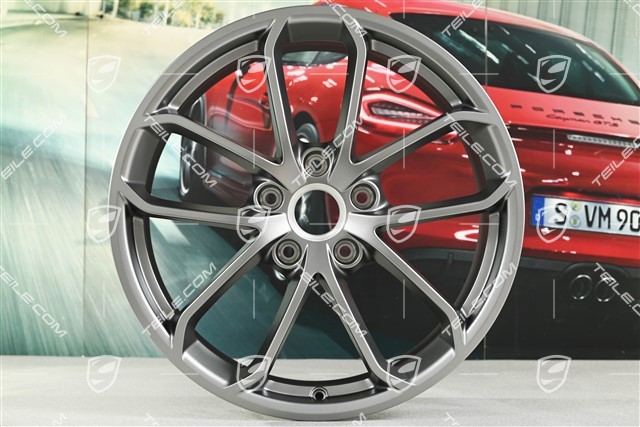 20" Felga SPYDER, 8,5J x 20 ET57, platinum satynowy półmat