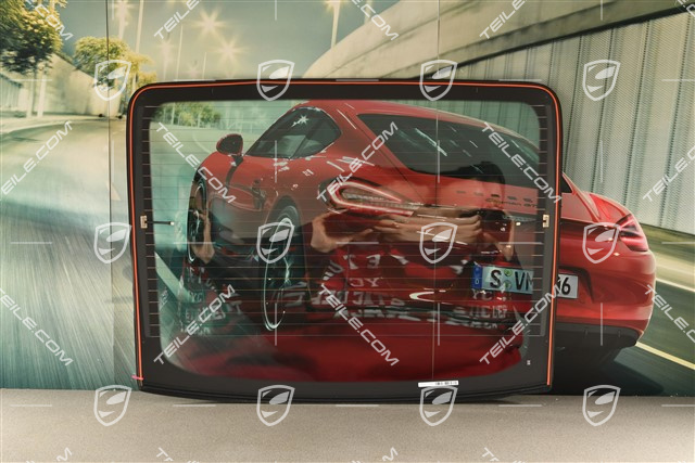 Rear window, heated, w/o rear wiper package