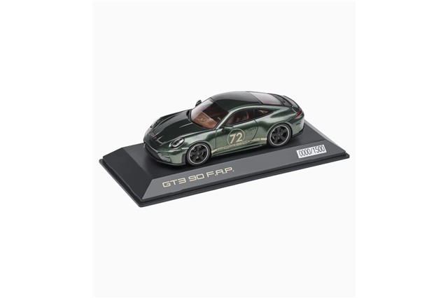 Porsche 911 992.2 GT3 Touring, 90Y F.A. Porsche, oak green + brown, Limited Edition / 1,500 units, Minimax, scale 1:43