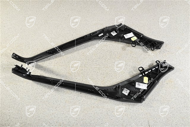 Osłony boczne tunelu środkowego, czarne L+R