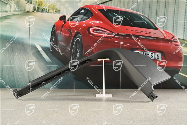 Verkleidung von A-Säule / Einstiegleiste, Titanschwarz, R