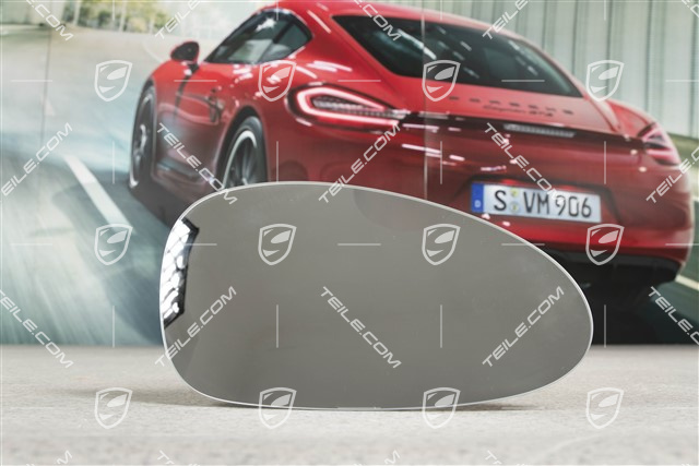 Szkło lusterka zewnętrznego, wypukłe, ściemniane, R