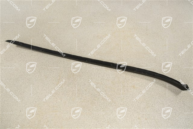 Windshield Water drain strip, A-pillar, black matte, R