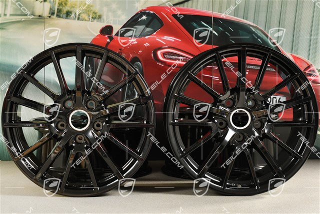 19" Sport Design Felgensatz, schwarz, Felgen 8J x 19 ET57 + 9,5J x 19 ET46