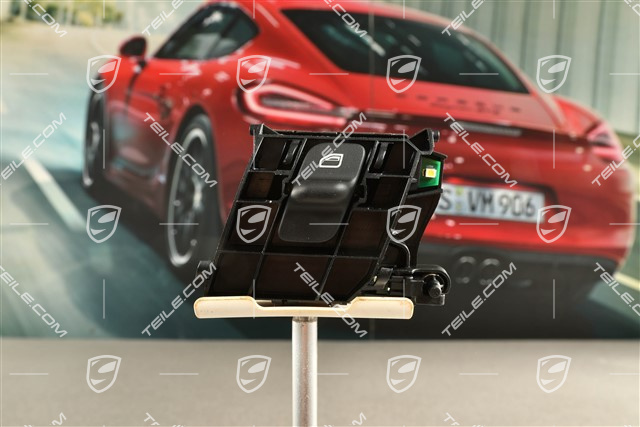 Przełącznik sterowania szyb, strona pasażera, czarny mat