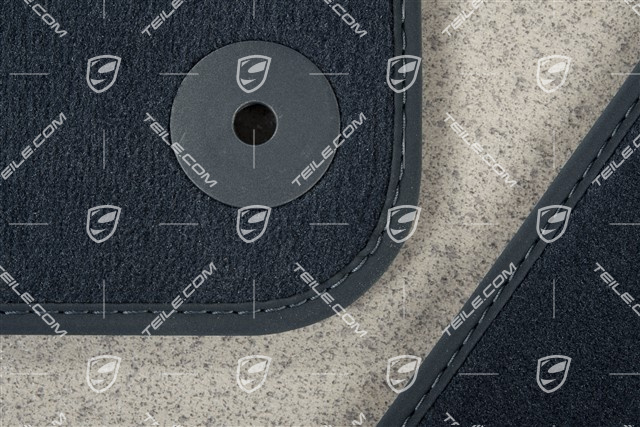 Komplet dywaników podłogowych, przód, (L+R), granatowe Yachting Blue