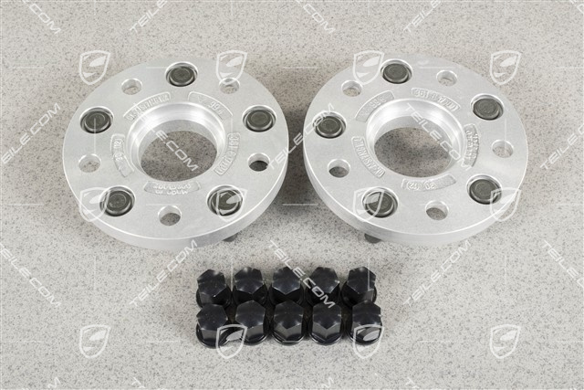 Distanzscheiben / Spurverbreitungssatz, Distanzring 17 mm, inkl. Radmutter