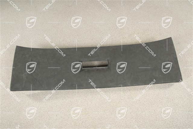 Abschlussleiste, hinten, Alcantara, Schwarz