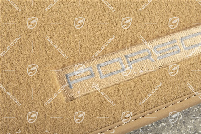 Fussmatten Satz, Climatronic hinten, luxorbeige, RL / UK-Version