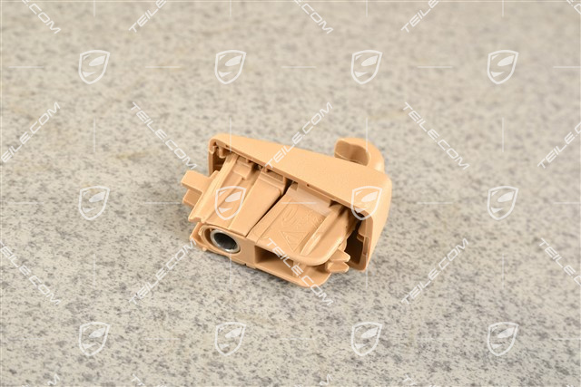 Zaczep / uchwyt blendy przeciwsłonecznej, wewnętrzny, beżowy, L=R