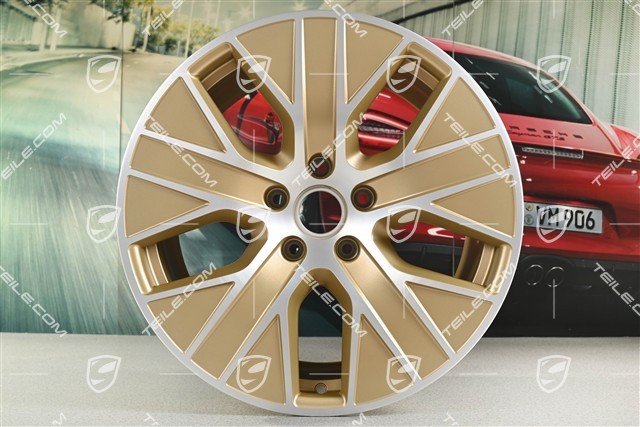 20" Felge Taycan Turbo Aero, 11J x 20 ET60, in Aurum