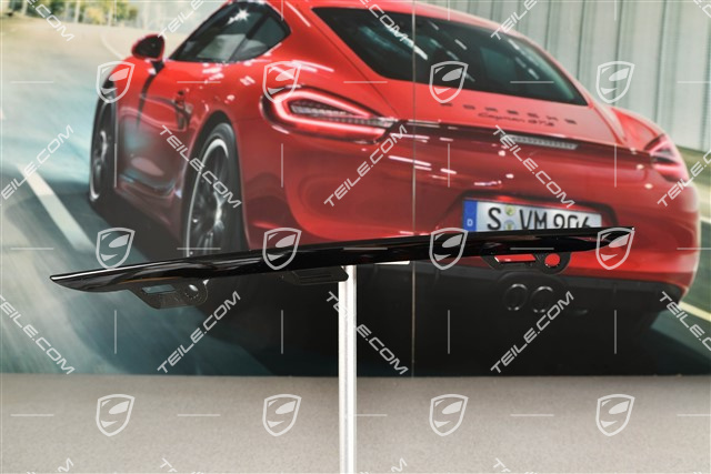 Disc / trim for front bumper retaining frame, upper, Black, R