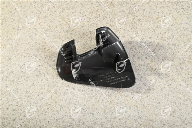 Blende / Führung für Gurtschloss, Hinten, Schwarz, R