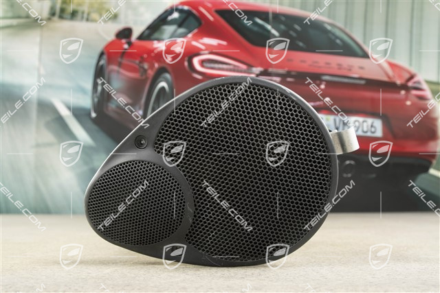 Loudspeaker, satin black, Convertible, rear, L