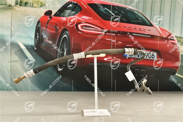 Pressure line, rear, Power steering