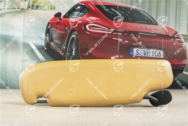 Osłona przeciwsłoneczna, Coupe, skóropodobna, Savannah beige, R