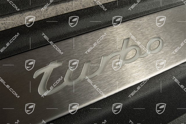 Einstiegleiste, mit Beleuchtung, Edelstahl, "Turbo", zestaw, L+R