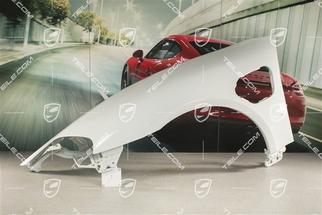 Błotnik przedni, dekielek ładowania otwierany manualnie,  lekko uszkodzony, L