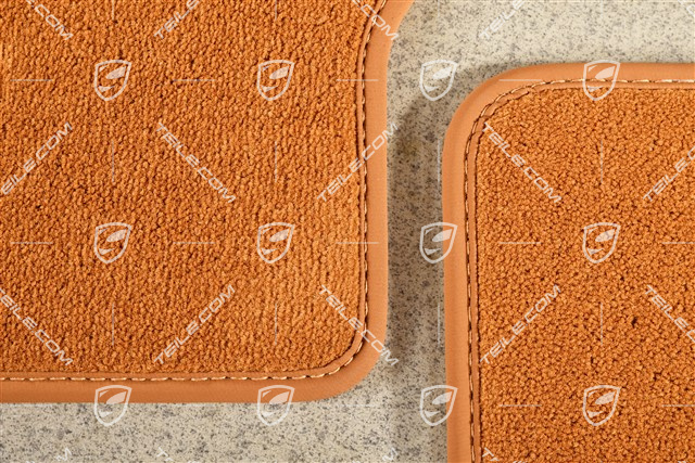 Zestaw dywaników, komplet 4-częściowy, bez BOSE-Soundsystem, brązowe RHD