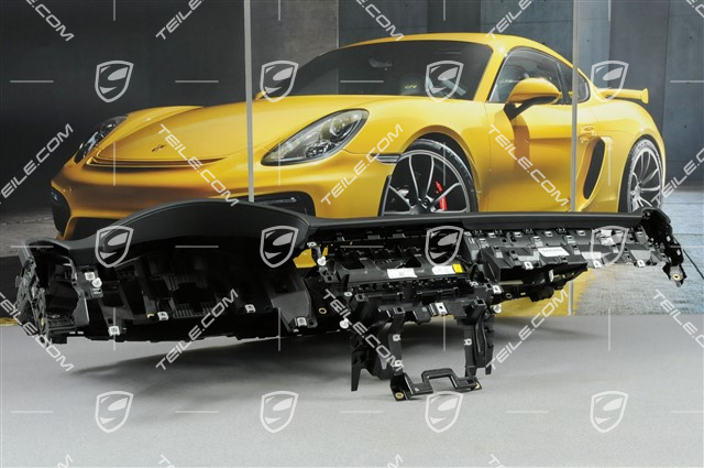 Schalttafel Verkleidung / Armaturenbrett, Leder, schwarz