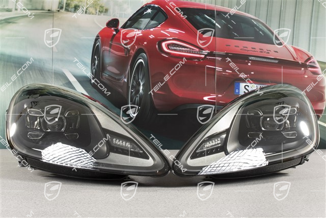 LED reflektory, przyciemniony, zawiera PDLS Plus, zestaw, L+R