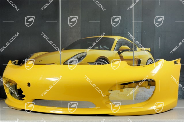 Bumper, Facelift, with headlight washer system