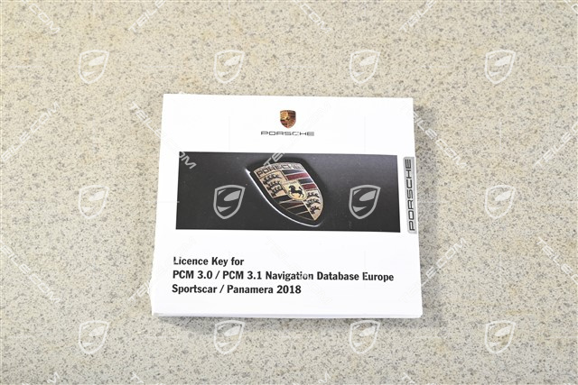 Navigation software update Europa, vehicles with PCM 3.0/3.1. Data version 2019