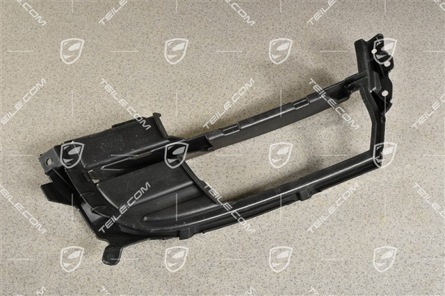 Front bumper grille, Black matte, L