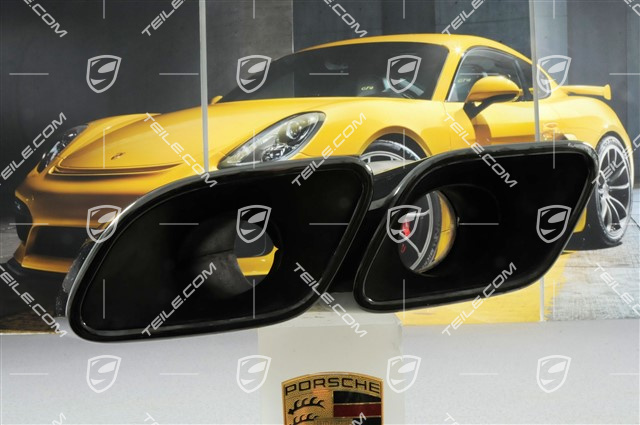 Tail pipe, Turbo, Black, L Tail pipe, Turbo, Black, L