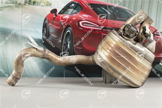 Rear muffler 2,9L Hybrid, L