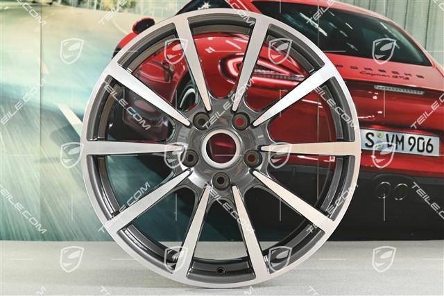 20" Felge Carrera Classic, Titan dunkel, 8J x 20 ET57