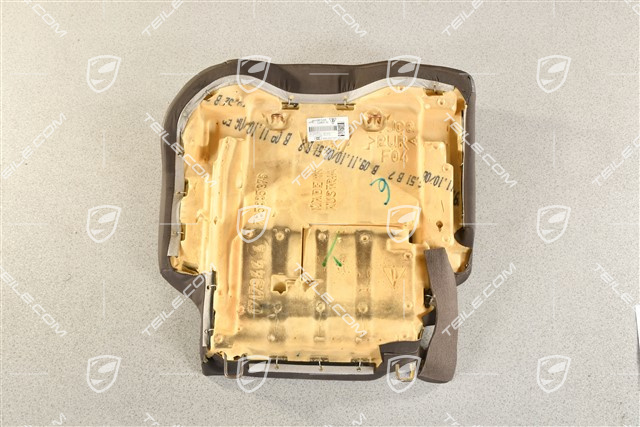 Sitzbezug / Bezug, Sitzkissen, Leder, espresso, R