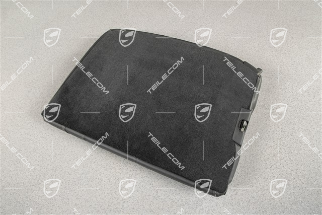 Back seat backrest, Cabrio, Leatherette, Black, R