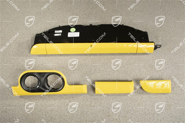 Zestaw, listwy ozdobne, zawierają uchwyt na kubki, lakierowane