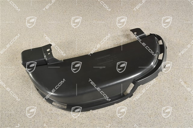 Air duct / guide / 3,0L Hybrid, Satin black, L