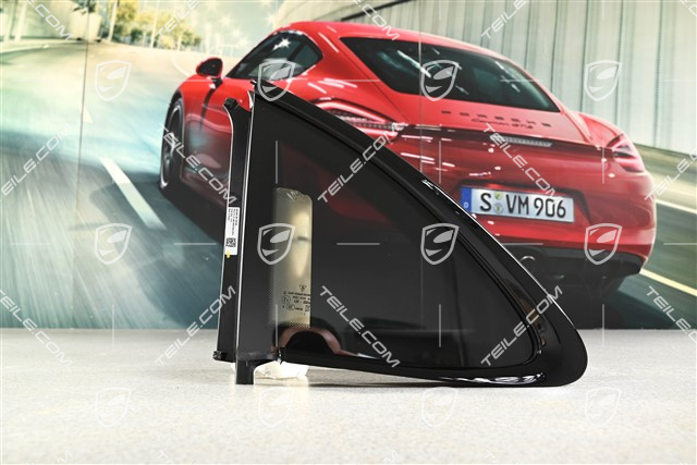 Seitenscheibe, hinten, Zierleiste in Glanz Schwarz, Sport / Cross Turismo, L