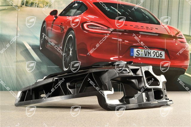 Rear bumper retaining strip, L