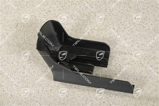 Osłona, szyna fotela, przód, zewnętrzna, R