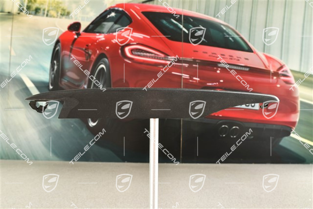 Disc / cover for Air exhaust retaining frame, Lower, Black matte, L