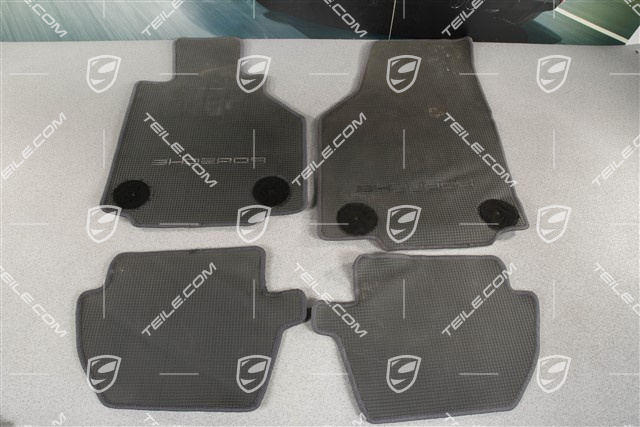 Fußmatten-Set, 4-teilig (996), "metropol" blau