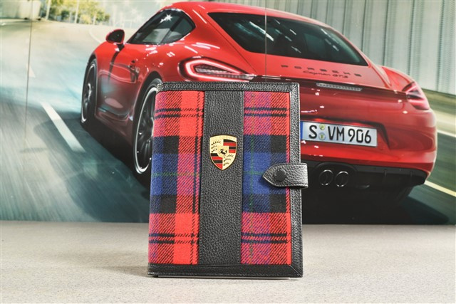 Document wallet, TARTAN CLOTH