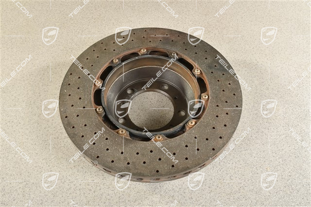 Brake disc, PCCB, GT2RS / GT3RS, minimally damaged on the edge, R