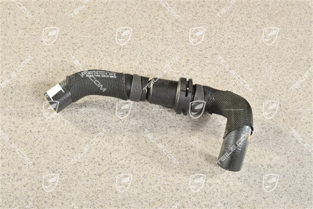 Coolant tube hose with thermostat, hybrid