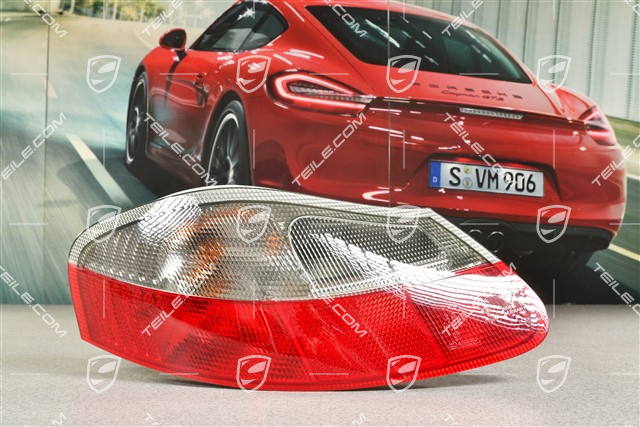 Rückleuchte, rot/weiß, L