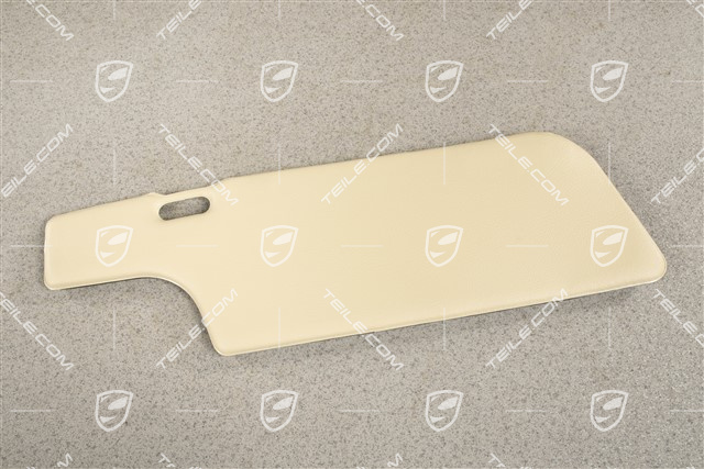 Blenda/osłona przeciwsłoneczna, beżowo-czarna, coupé, L