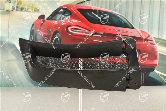GT2 RS, Front bumper lateral spoiler, Black matte, L