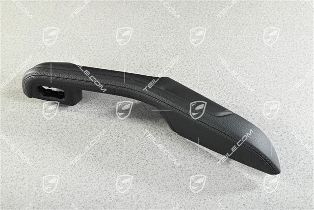Armlehne, Türverkleidung, Hinten, Kunstleder Schwarz, L