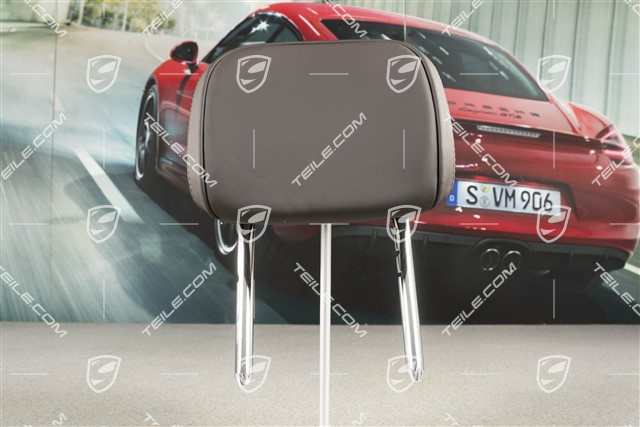 Kopfstuetze hinten, Leder, Espresso, L=R