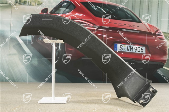 Abschlussleiste, Seitenwandverkleidung, hinten, Satinschwarz, R